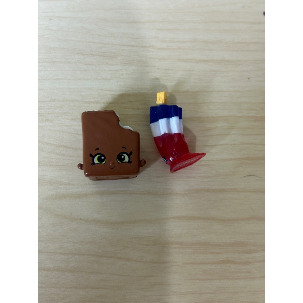 Shopkins Season 1 Choc Ice & Season 3 Popsicle Rocket Pop Mini Figures Lot